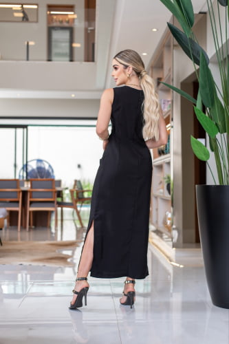 VESTIDO MAITÊ PRETO